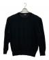 WIRROW（ウィロウ）の古着「Linen Silk Knit Pullover/リネンシルクプルオーバー」｜ブラック
