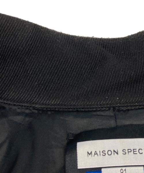 MAISON SPECIAL（メゾンスペシャル）MAISON SPECIAL (メゾンスペシャル) プライムオーバータイロッケンミリタリーコート ブラック サイズ:1の古着・服飾アイテム