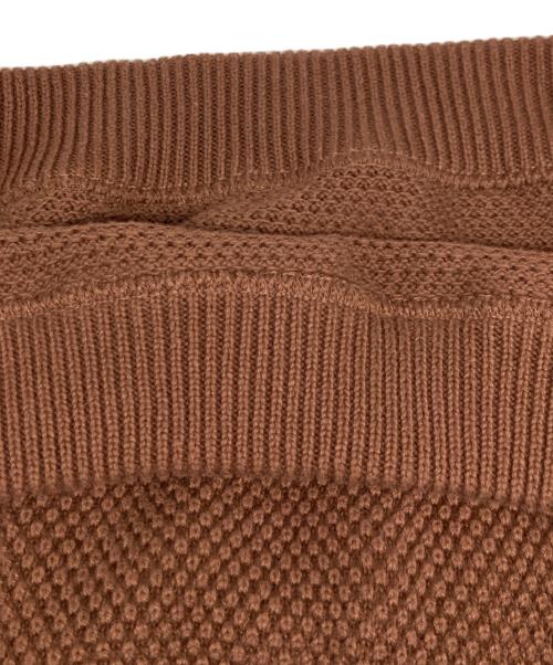 crepuscule（クレプスキュール）crepuscule (クレプスキュール) 鹿の子ニットベスト ブラウン サイズ:1の古着・服飾アイテム