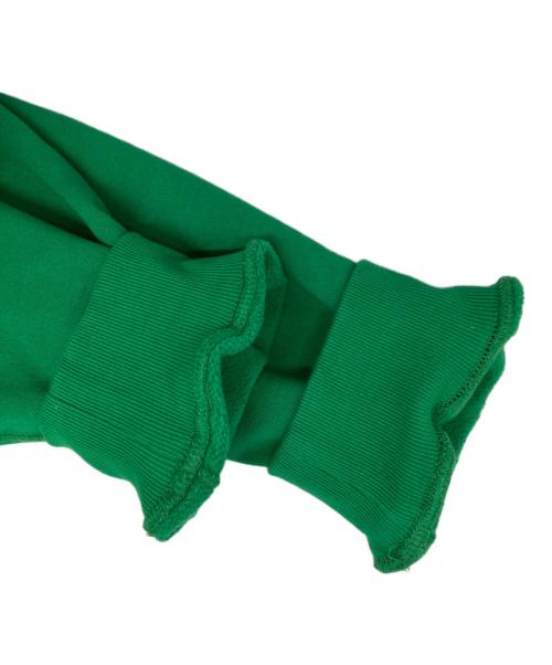 THE BLACK EYE PATCH（ブラックアイパッチ）THE BLACK EYE PATCH (ブラックアイパッチ) ブランドロゴ刺繍パーカー グリーン サイズ:Ｌの古着・服飾アイテム