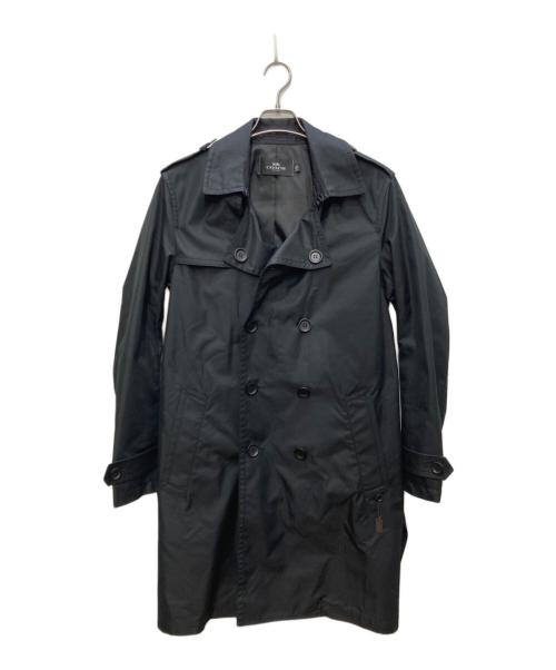 COACH（コーチ）COACH (コーチ) トレンチコート ブラック サイズ:Ｓの古着・服飾アイテム