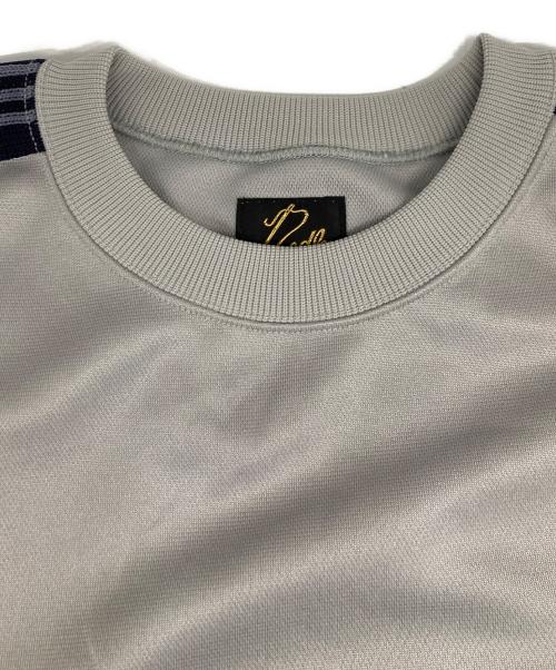 Needles（ニードルズ）Needles (ニードルズ) Track N/S CREW NECK/トラック  NS  クルー ネック グレー サイズ:Ｓの古着・服飾アイテム