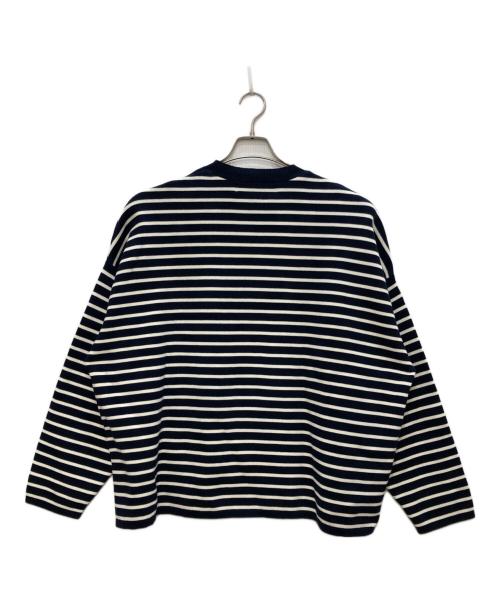 DAIRIKU（ダイリク）DAIRIKU (ダイリク) Docking Lettered Knit ホワイト サイズ:Fの古着・服飾アイテム