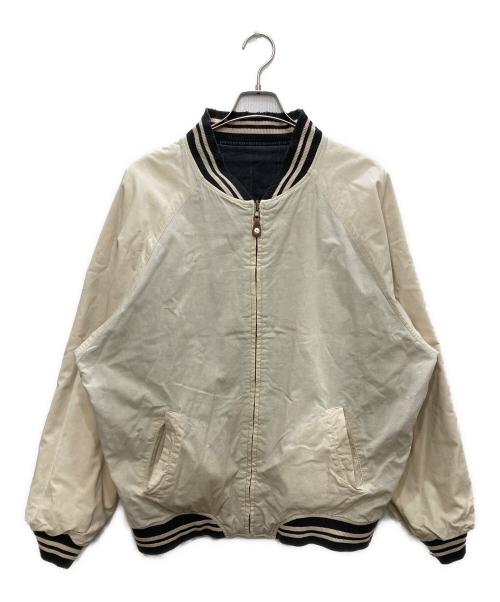 MIRAGE（ミラージュ）MIRAGE (ミラージュ) ヴィンテージリバーシブルジャケット ホワイト×グレー サイズ:表記無の古着・服飾アイテム