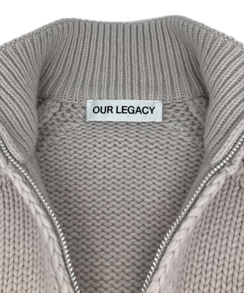 OUR LEGACY（アワーレガシー）OUR LEGACY (アワーレガシー) ULTRA ZIP CARDIGAN/ウルトラジップカーディガン アイボリー サイズ:46の古着・服飾アイテム