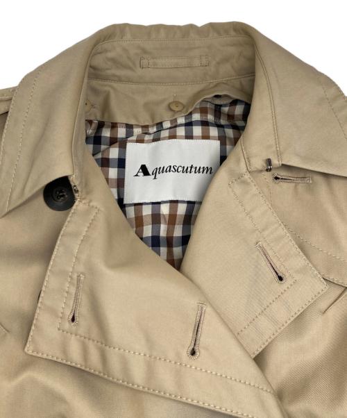 Aquascutum（アクアスキュータム）Aquascutum (アクアスキュータム) ライナー付トレンチコート ベージュ サイズ:8の古着・服飾アイテム