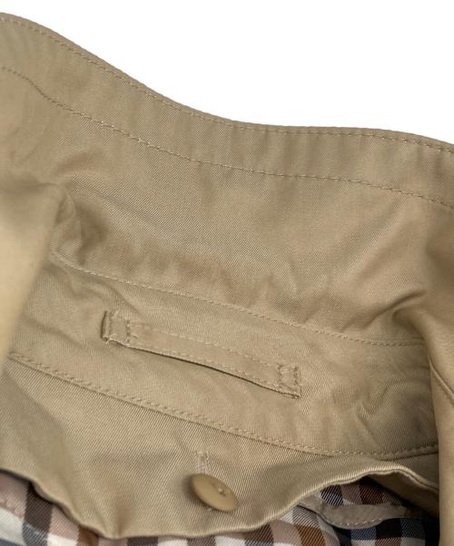 Aquascutum（アクアスキュータム）Aquascutum (アクアスキュータム) ライナー付トレンチコート ベージュ サイズ:8の古着・服飾アイテム
