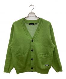 X-LARGE（エクストララージ）の古着「OG KNIT CARDIGAN/ニット カーディガン」｜グリーン