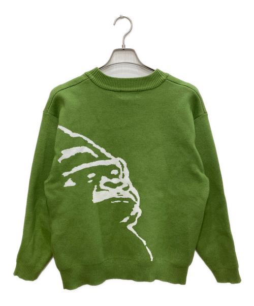 X-LARGE（エクストララージ）X-LARGE (エクストララージ) OG KNIT CARDIGAN/ニット カーディガン グリーン サイズ:Sの古着・服飾アイテム