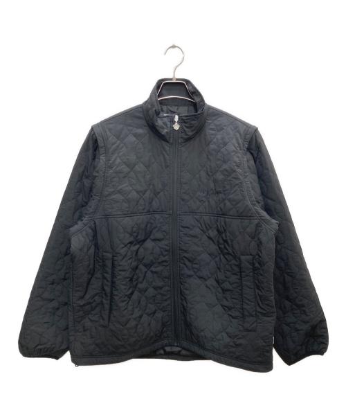 KEBOZ（ケボズ）KEBOZ (ケボズ) BALL QUILTING CONVERTIBLE JACKET/ボール キルティング コンバーチブル ジャケット ブラック サイズ:LARGEの古着・服飾アイテム