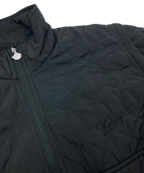 KEBOZ（ケボズ）KEBOZ (ケボズ) BALL QUILTING CONVERTIBLE JACKET/ボール キルティング コンバーチブル ジャケット ブラック サイズ:LARGEの古着・服飾アイテム