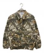 KEBOZケボズ）の古着「REAL TREE CAMO BALL JACKET/リアル ツリー カモ ボール ジャケット」｜ベージュ×カーキ