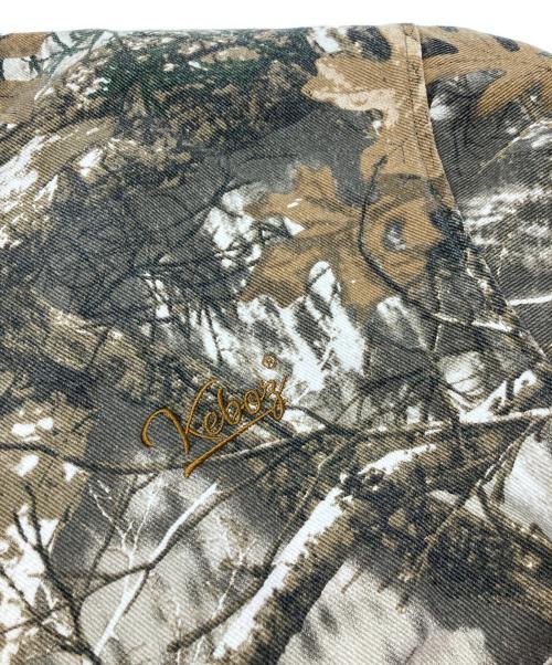 KEBOZ（ケボズ）KEBOZ (ケボズ) REAL TREE CAMO BALL JACKET/リアル ツリー カモ ボール ジャケット ベージュ×カーキ サイズ:LARGEの古着・服飾アイテム