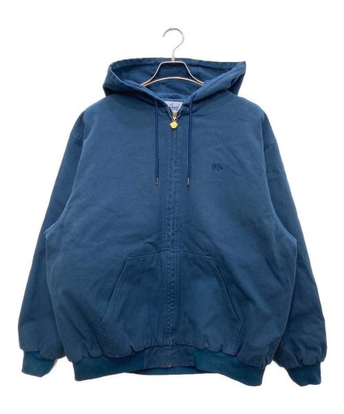 KEBOZ（ケボズ）KEBOZ (ケボズ) DUCK HOODED JACKET/ダック フーディ ジャケット ネイビー サイズ:LARGEの古着・服飾アイテム