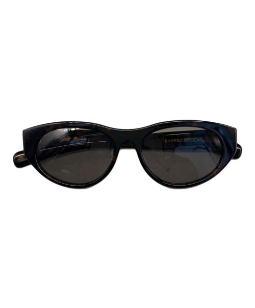 KEBOZ（ケボズ）KEBOZ (ケボズ) KANEKO OPTICAL (金子眼鏡) MOOKIE SUNGLASS/ムーキーサングラス ブラウンの古着・服飾アイテム