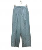 AMI Alexandre Mattiussiアミアレクサンドルマテュッシ）の古着「STRAIGHT FIT TROUSERS/ストレートフィットトラウザーズ」｜ブルー