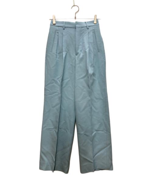 AMI Alexandre Mattiussi（アミアレクサンドルマテュッシ）AMI Alexandre Mattiussi (アミアレクサンドルマテュッシ) STRAIGHT FIT TROUSERS/ストレートフィットトラウザーズ ブルー サイズ:32 未使用品の古着・服飾アイテム