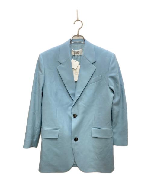 AMI Alexandre Mattiussi（アミアレクサンドルマテュッシ）AMI Alexandre Mattiussi (アミアレクサンドルマテュッシ) テーラードジャケット ブルー サイズ:32 未使用品の古着・服飾アイテム