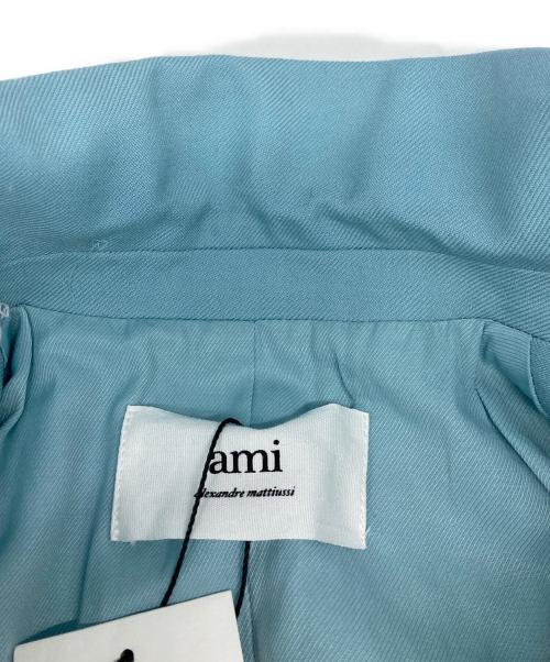 AMI Alexandre Mattiussi（アミアレクサンドルマテュッシ）AMI Alexandre Mattiussi (アミアレクサンドルマテュッシ) テーラードジャケット ブルー サイズ:32 未使用品の古着・服飾アイテム