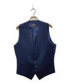 TAGLIATOREタリアトーレ）の古着「切替ジレ」｜ネイビー
