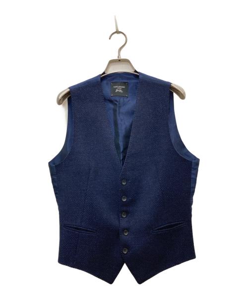 TAGLIATORE（タリアトーレ）TAGLIATORE (タリアトーレ) 切替ジレ ネイビー サイズ:44の古着・服飾アイテム