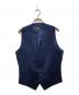 TAGLIATORE（タリアトーレ）の古着「切替ジレ」｜ネイビー