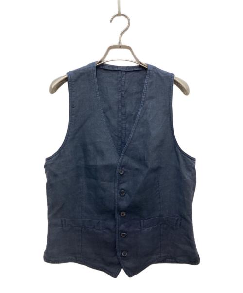 LARDINI（ラルディーニ）LARDINI (ラルディーニ) リネンジレ ネイビー サイズ:44の古着・服飾アイテム