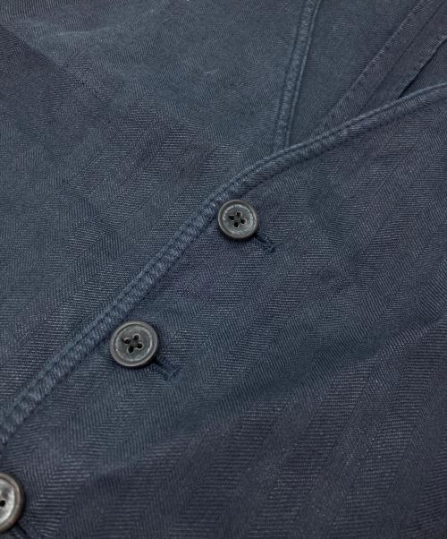LARDINI（ラルディーニ）LARDINI (ラルディーニ) リネンジレ ネイビー サイズ:44の古着・服飾アイテム