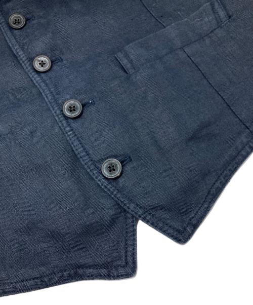 LARDINI（ラルディーニ）LARDINI (ラルディーニ) リネンジレ ネイビー サイズ:44の古着・服飾アイテム
