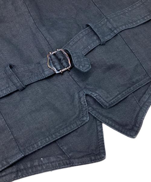 LARDINI（ラルディーニ）LARDINI (ラルディーニ) リネンジレ ネイビー サイズ:44の古着・服飾アイテム