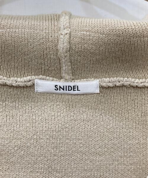 Snidel（スナイデル）Snidel (スナイデル) ファーフードパーカー ホワイトの古着・服飾アイテム