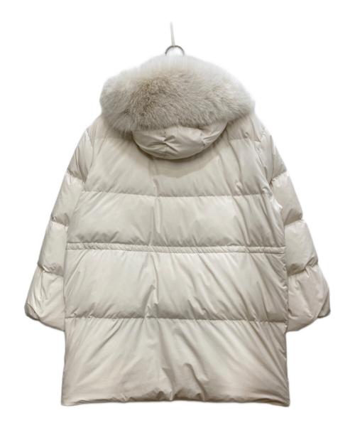 Snidel（スナイデル）Snidel (スナイデル) 西川フードファーミドルダウン ホワイト サイズ:freeの古着・服飾アイテム