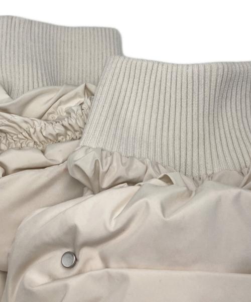 Snidel（スナイデル）Snidel (スナイデル) 西川フードファーミドルダウン ホワイト サイズ:freeの古着・服飾アイテム