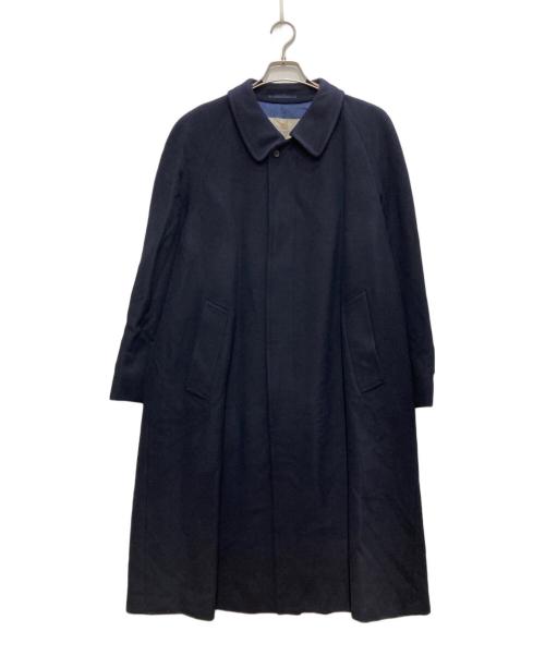 Aquascutum（アクアスキュータム）Aquascutum (アクアスキュータム) カシミヤロングコート ネイビー サイズ:freeの古着・服飾アイテム