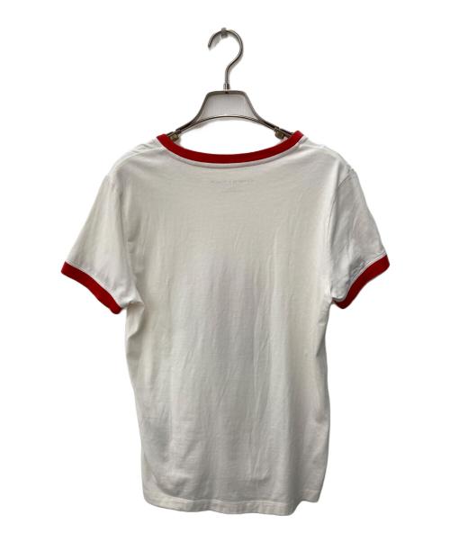 COACH（コーチ）COACH (コーチ) PEANUTS (ピーナッツ) リンガーTシャツ ホワイト サイズ:Ｓ　の古着・服飾アイテム