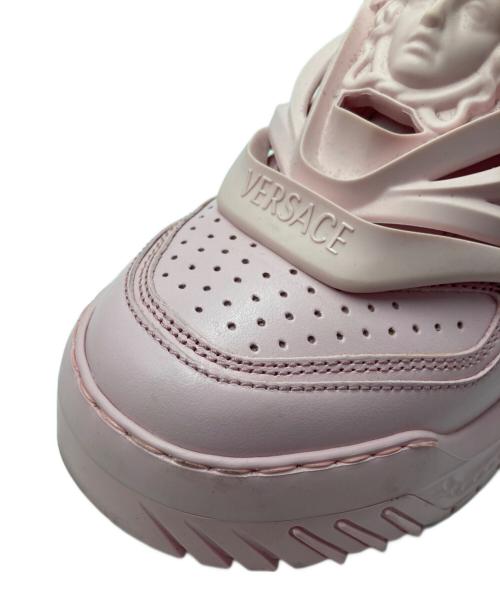 VERSACE（ヴェルサーチェ）VERSACE (ヴェルサーチェ) ODISSEA スニーカー ピンク サイズ:37の古着・服飾アイテム
