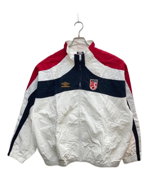 UMBRO（アンブロ）UMBRO (アンブロ) SUPREME (シュプリーム) UMBRO TRACK JACKET/アンブロトラックジャケット ホワイト×レッド サイズ:Ｌの古着・服飾アイテム