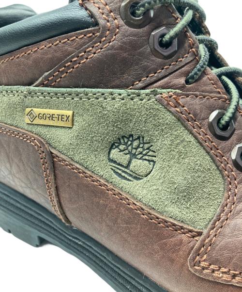 Timberland（ティンバーランド）Timberland (ティンバーランド) HERITAGE GTX MOC TOE MID/ヘリテージ ゴアテックス モック トウ ミッド ブラウン×カーキ サイズ:JP28.5の古着・服飾アイテム