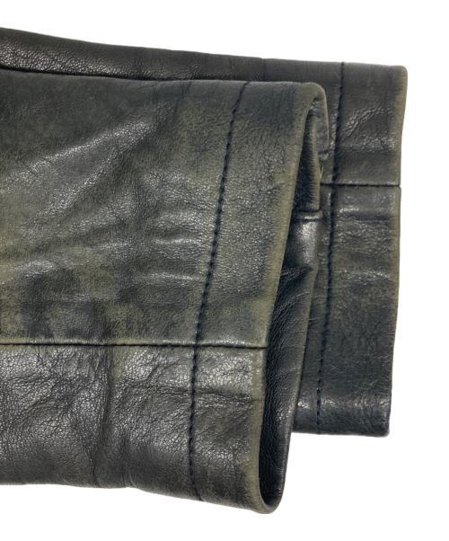 BURBERRY BLACK LABEL（バーバリーブラックレーベル）BURBERRY BLACK LABEL (バーバリーブラックレーベル) レザージャケット ブラック サイズ:Ｍの古着・服飾アイテム