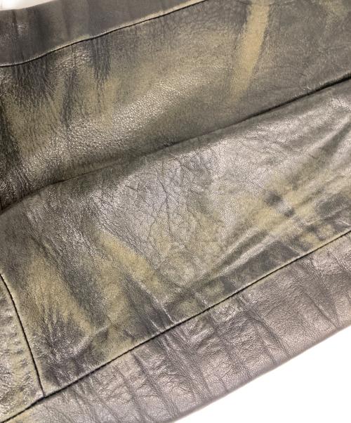 BURBERRY BLACK LABEL（バーバリーブラックレーベル）BURBERRY BLACK LABEL (バーバリーブラックレーベル) レザージャケット ブラック サイズ:Ｍの古着・服飾アイテム