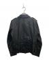 BURBERRY BLACK LABEL (バーバリーブラックレーベル) レザージャケット ブラック サイズ:Ｍ：13000円