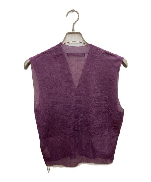 martinique（マルティニーク）martinique (マルティニーク) シアームリネジレ パープル サイズ:free 未使用品の古着・服飾アイテム
