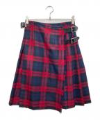 O'NEIL OF DUBLINオニールオブダブリン）の古着「ラップスカート」｜レッド