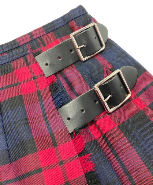 O'NEIL OF DUBLIN（オニールオブダブリン）O'NEIL OF DUBLIN (オニールオブダブリン) ラップスカート レッド サイズ:F38/D34/US6の古着・服飾アイテム