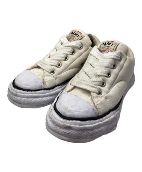 Maison MIHARA YASUHIRO（メゾン ミハラ ヤスヒロ）Maison MIHARA YASUHIRO (メゾン ミハラ ヤスヒロ) PAD CANVAS LO スニーカー ホワイト サイズ:42の古着・服飾アイテム