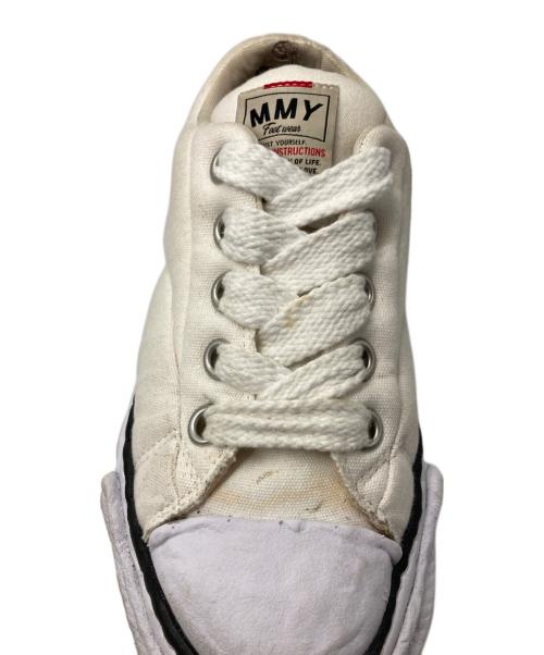 Maison MIHARA YASUHIRO（メゾン ミハラ ヤスヒロ）Maison MIHARA YASUHIRO (メゾン ミハラ ヤスヒロ) PAD CANVAS LO スニーカー ホワイト サイズ:42の古着・服飾アイテム
