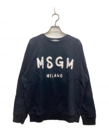 MSGM（エムエスジーエム）の古着「ロゴスウェット」｜ブラック