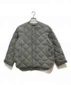 TAION×UNFILOタイオン×アンフィーロ）の古着「キルティングダウンジャケット」｜グリーン