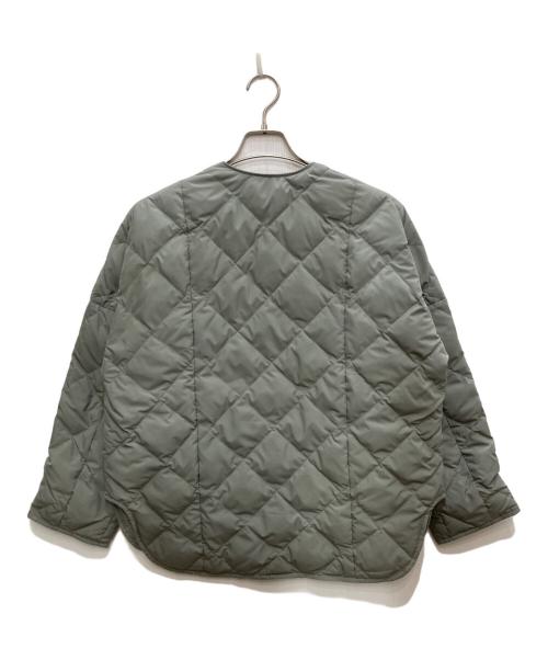 TAION（タイオン）TAION (タイオン) UNFILO (アンフィーロ) キルティングダウンジャケット グリーン サイズ:Ｓの古着・服飾アイテム