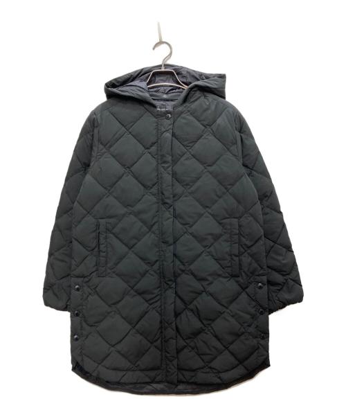 TAION（タイオン）TAION (タイオン) UNFILO (アンフィーロ) 2WAY キルティングダウンコート ブラック サイズ:Sの古着・服飾アイテム